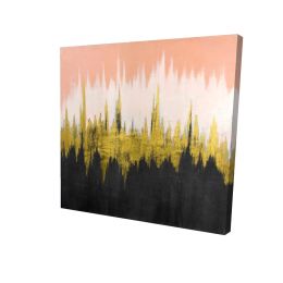 Abstract zigzag - 12x12 Print on canvas