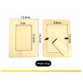 40 Straight-edged Photo Frames (Option: 40pcs)