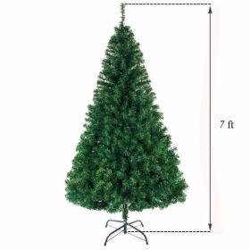 Green 7ft 1100 Branch PVC Christmas Tree (Option: 7ft)