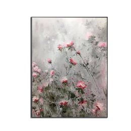 Pure Handmade Palette Knife Flower Canvas Oil Painting Wall Art Canvas Pictures Artwork For Home Decoration Wall Pictures (size: 150x220cm)