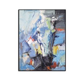 Colorful Abstract Painting Modern Canvas Poster Minimalist Wall Art Pictures For Living Room Aisle Studio Decor No Frame (size: 150x220cm)