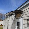 40"x40" Back Door Canopy Polycarbonate Window Door Awning Outdoor Patio Shelter
